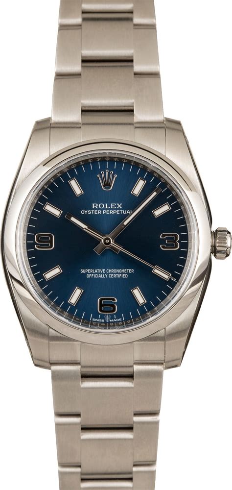 rolex oyster case sizes